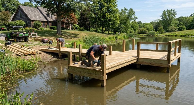 Boat Dock Installation in Kansas City, KS
