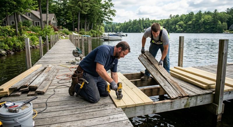 Dock Wood Replacement in Overland Park, KS