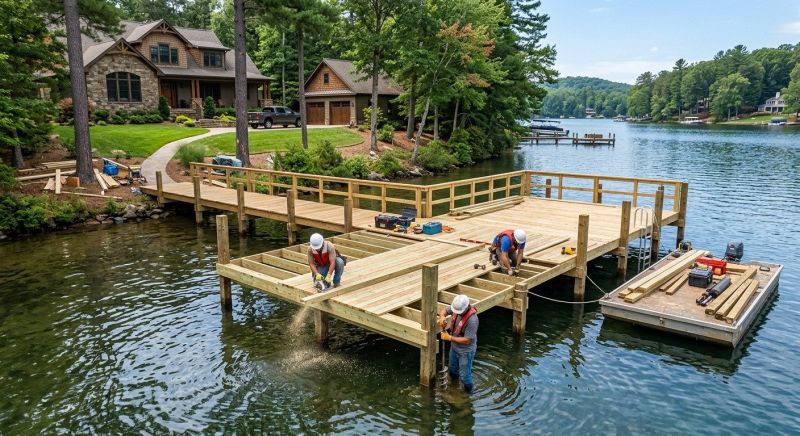 Pond Dock Construction in Littleton, CO
