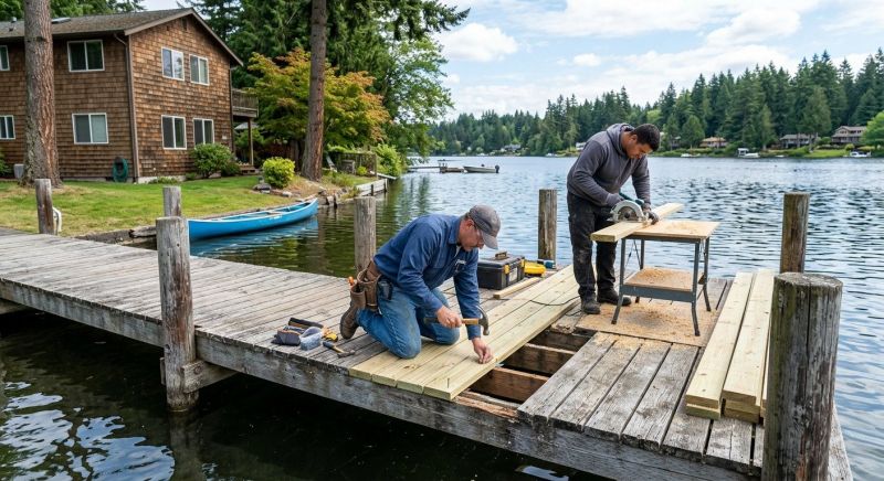 Water Dock Repair in Roswell, GA