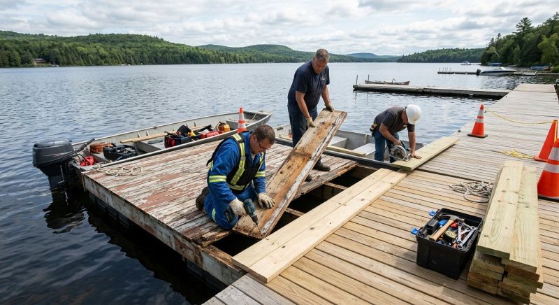 Wood Dock Repair in Denver County, CO
